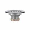 Picture of Encore® Drain Strainer, Flat, 3-1/2 to 4" Sink Opening, Stainless Steel, Includes: Locknut, Washer & Coupling Nut, 1-1/2" NPT