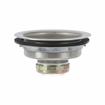 Picture of Encore® Duo Basket Drain, 3-1/2" Opening, 4-1/2" Flange, 18-8 S/S, Crumb Cup, w/Locknut, Gasket, Washer, Tailpiece, & Slipnut