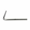 Picture of Encore® Overflow Elbow, 14" x 18", 1-1/4" OD Tubing, Formed One Piece, Chrome Plated Brass