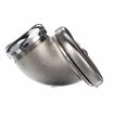 Picture of Encore® Overflow Head, 2" Dia. Cutout in Sink for Overflow Head, Nickel Plated Brass, Stainless Steel Faceplate, for 1-1/4" Tubing