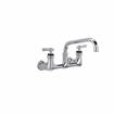 Picture of Encore® 8" OC. Brass Chrome Plated Wall Mount Faucet with 8" Swivel Spout