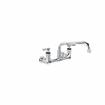 Picture of Encore Faucet, wall mount, 8" (203mm) , 14" (355mm) stainless steel horizontal tubular swing spout