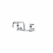 Picture of Encore Faucet, wall mount, 8" (203mm) , 14" (355mm) stainless steel horizontal tubular swing spout
