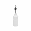 Picture of Encore® Soap Dispenser, Manual, 32 oz. Capacity, 3-1/2" x 15" x 7-7/16", White Polyethylene Bottle, Chrome Plated Brass Spout, Pump & Spout, Vandal Resistant, SANIGUARD® Antimicrobial Product Protection