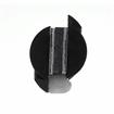 Picture of Black Polypropylene Snap-In Round Magnetic Cabinet Catch