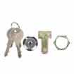 Picture of Stainless Steel Faced Metal Desk T-Bolt Drawer Lock
