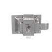 Picture of 2-3/16" L x 1-5/8" W x 15/16" H Stainless Steel Paddle Latch