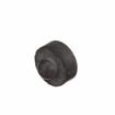 Picture of 1/2" OD x 3/16" H Black Rubber Button Bumper