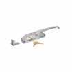 Picture of 10-1/4" L Chrome Plated Die Cast Mechanical Edgemount Latch With Straight Handle And Cylinder Lock