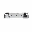 Picture of 1-1/8" Offset 5-3/4" L Chrome Plated Die Cast Non-Rise Adjustable Edgemount Hinge
