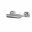 Picture of 1-1/8" Offset 5-3/4" L Chrome Plated Die Cast Non-Rise Adjustable Edgemount Hinge