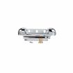 Picture of 7/8" Offset 5-3/4" L Chrome Plated Die Cast Non-Rise Adjustable Spring Cartridge Edgemount Hinge
