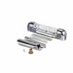 Picture of 1-1/8" Offset 5-3/4" L Chrome Plated Die Cast Non-Rise Adjustable Spring Cartridge Edgemount Hinge