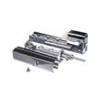 Picture of 1-5/8" Offset 5-3/4" L  Chrome Plated Die Cast Non-Lift-Off Self-Closing Edgemount Hinge
