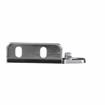 Picture of Chrome Plated Steel Right Hand Horizontal Cartridge Bracket With Vertical Mounting Holes