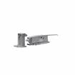 Picture of 3/4 to 1-5/8" Offset Polished Chrome Walk-In Cooler Door Safety Latch with Strike