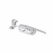 Picture of 3/4 to 1-5/8" Offset Polished Chrome Walk-In Cooler Door Safety Latch with Strike