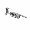 Picture of 1-5/8" to 2-1/2" Offset Polished Chrome Walk-In Cooler Door Safety Latch with Strike