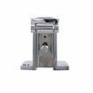 Picture of 3/4" To 1-5/8" Polished Chrome Adustable Strike For W19 Series Walk-In Cooler Door Safety Latch