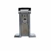 Picture of 1-5/8" To 2-1/2" Polished Chrome Adustable Strike For W19 Series Walk-In Cooler Door Safety Latch