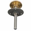 Picture of Stainless Steel Surface Mount Inside Safety Release With Brass Knob For 3" (76mm)  Door Thickness