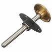 Picture of Stainless Steel Surface Mount Inside Safety Release With Brass Knob For 3" (76mm)  Door Thickness