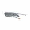 Picture of Heavy-Duty Polished Chrome Walk-In Cooler Door Safety Latch Body With Cylinder Lock Only - Less Strike