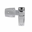 Picture of Flush Offset Polished Chrome Cam-Rise Lift-Off Walk-In Door Hinge With Short Strap