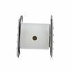 Picture of 5" x 5"  Aluminum Non-Heated Round Vent Port For 4" Thick Walk-In Coolers