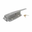 Picture of Heavy-Duty Satin Stainless Steel Walk-In Cooler Door Safety Latch Body With Cylinder Lock Only - Less Strike