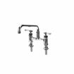 Picture of Encore® 6" OC Brass Chrome Plated Elevated Deck Mount Faucet with 12" Swivel Spout