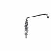 Picture of Encore® 6" OC Brass Chrome Plated Elevated Deck Mount Faucet with 12" Swivel Spout