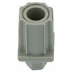 Picture of Insert foot, 40mm square, with hexagon adjuster, grey plastic