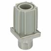 Picture of Insert foot, 40mm square, with S/S collar and S/S sleeve