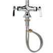 Picture of ENCORE Double Pantry Faucet, with Tubes and  6" Swivel  Spout